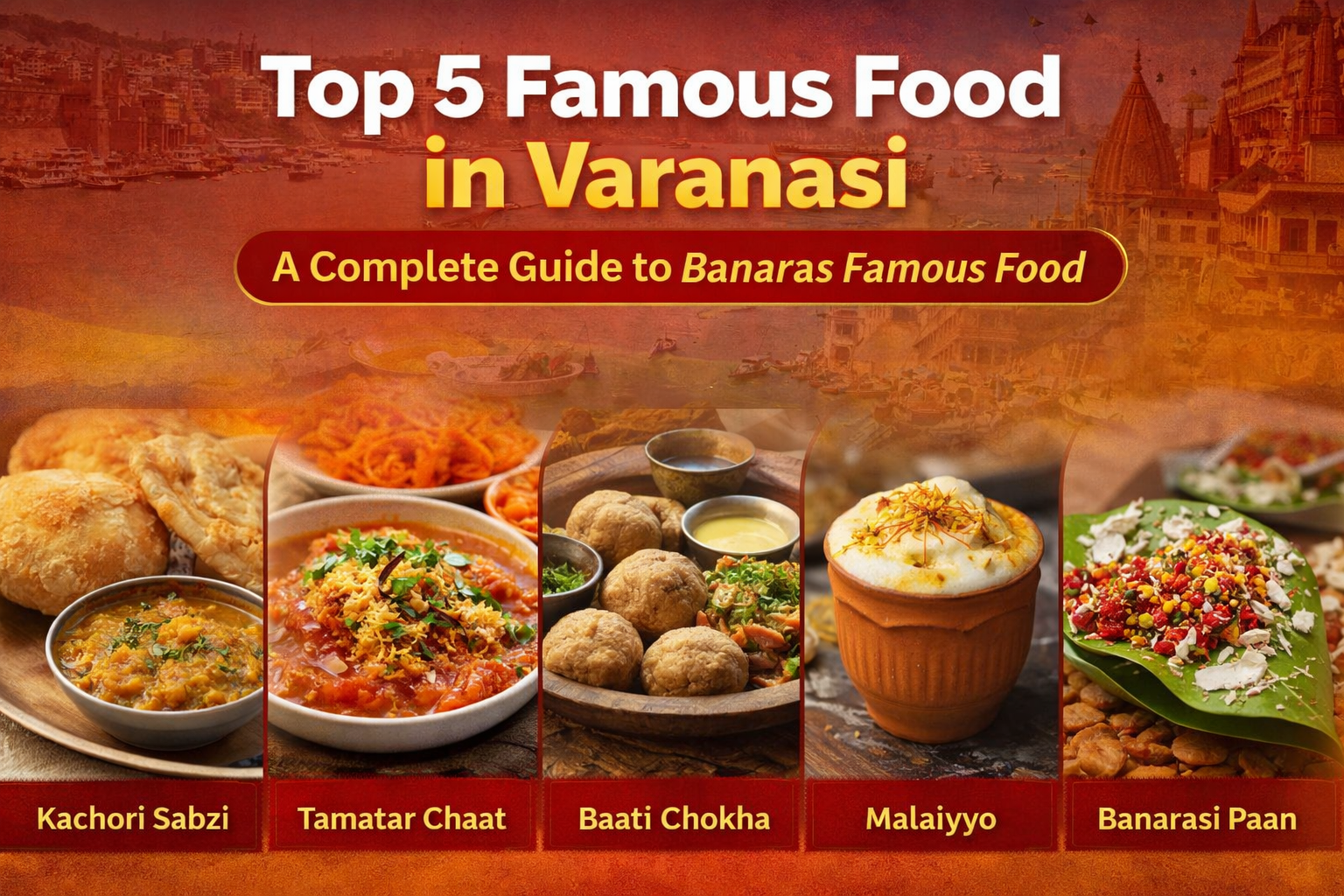 You are currently viewing Top 5 Famous Food in Varanasi – A Complete Guide to Banaras Famous Food